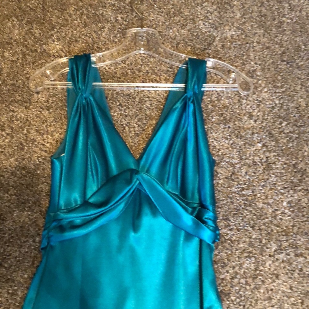 Turquoise prom dress
